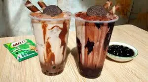 Hình ảnh Milo dầm trân châu bánh Oreo