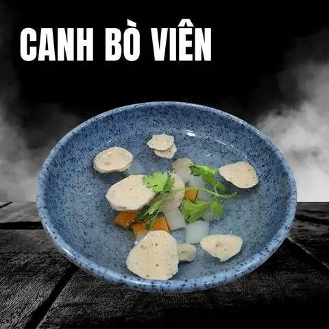 Hình ảnh Canh soup bò viên - size vừa
