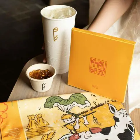 Hình ảnh COMBO GẶT GẠO - 01 Khăn Lụa Gạo - 01 Nước