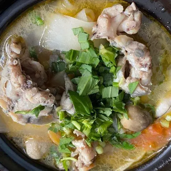 Hình ảnh Lẩu ếch lá giang