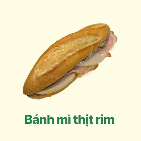 Hình ảnh Bánh mì thịt rim