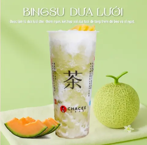 Hình ảnh Bingsu dưa lưới