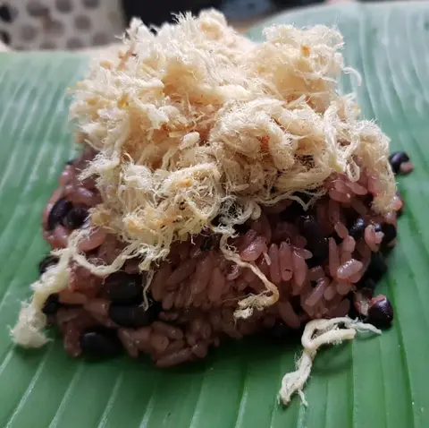 Hình ảnh Xôi đậu đen chà bông