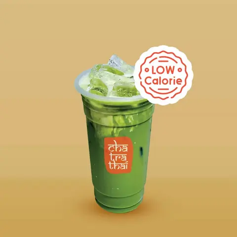 Hình ảnh Trà sữa Thái xanh ít calo - low-calorie Thai green milk tea
