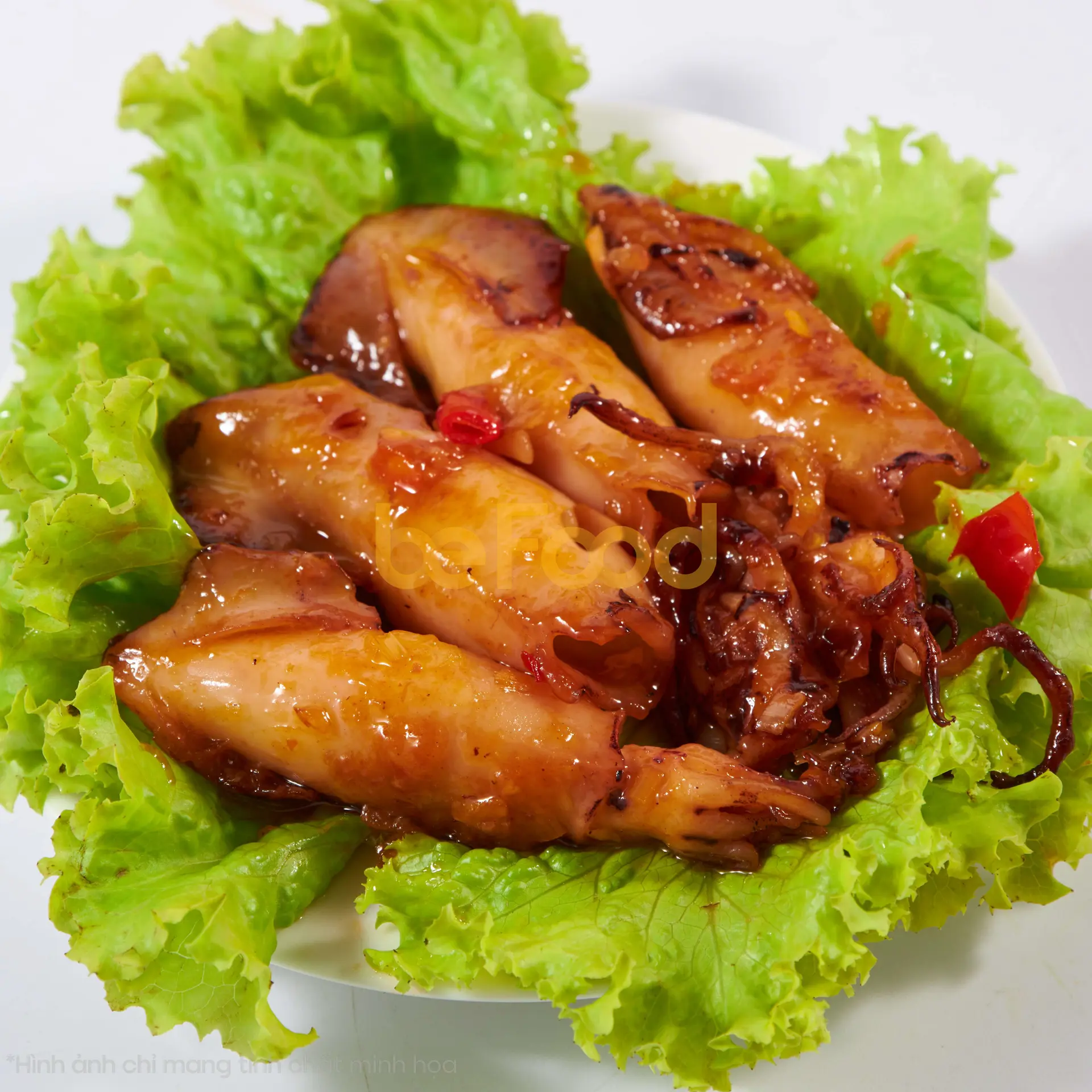 Hình ảnh Mực trứng chiên mắm
