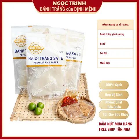 Hình ảnh Bánh tráng sa tế tỏi - 10 Túi