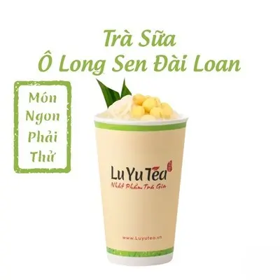 Hình ảnh Trà sữa ô long sen Đài Loan
