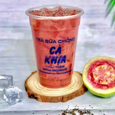 Hình ảnh Nước Ép Ổi Hồng hạt chia