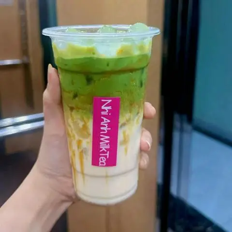 Hình ảnh Matcha latte caramel