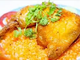 Hình ảnh Cơm gà xối mỡ