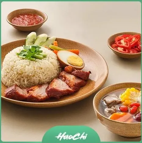 Hình ảnh HC4 Combo cơm xá xíu - canh hầm