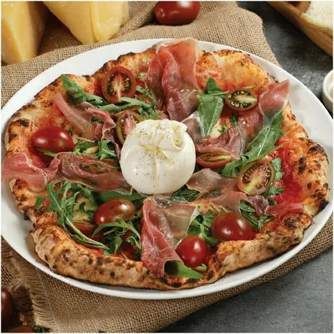 Hình ảnh Burrata parma ham pizza