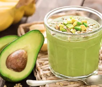 Hình ảnh Bơ mix đậu xanh