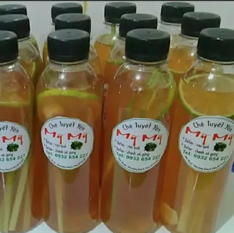 Hình ảnh Detox chanh sả gừng tía tô