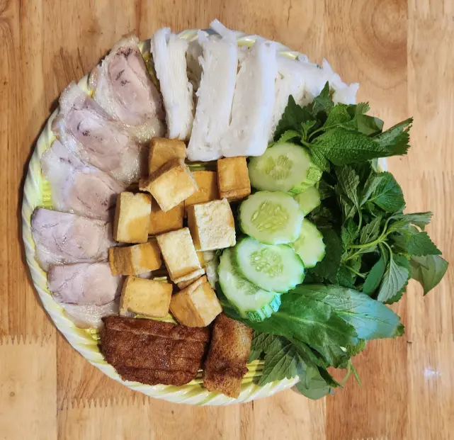 Hình ảnh Bún đậu thịt chả