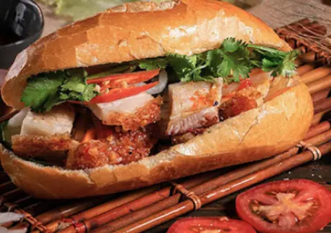 Hình ảnh Bánh mì heo quay