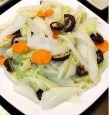Hình ảnh Cải thảo xào nấm