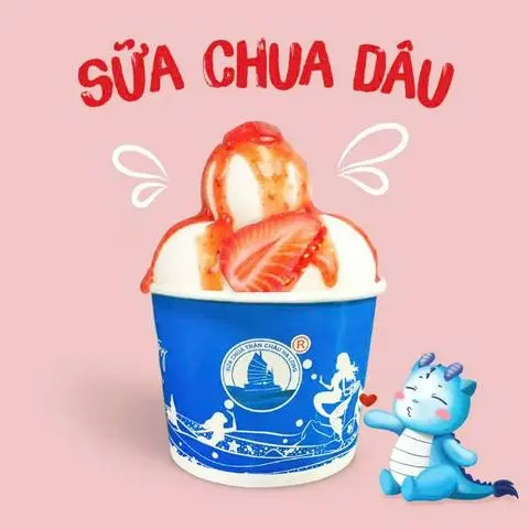 Hình ảnh Sữa chua dâu