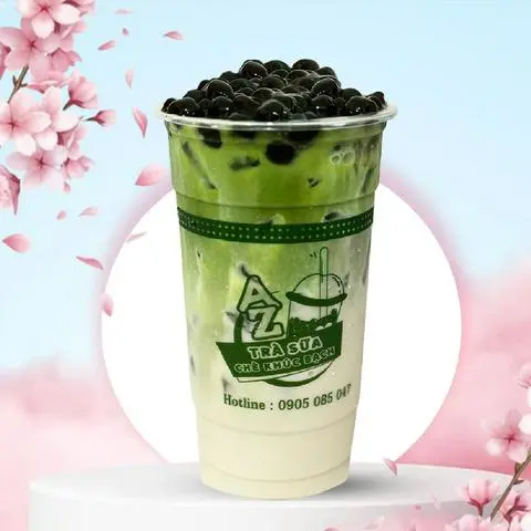 Hình ảnh Matcha Latte Trân châu đen - size L