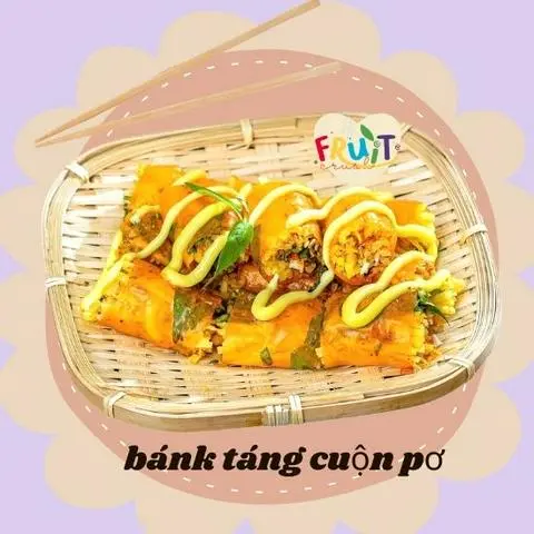 Hình ảnh Bánh tráng cuốn bơ béo ngậy