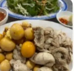 Hình ảnh Gỏi lòng mề dồi - trứng non