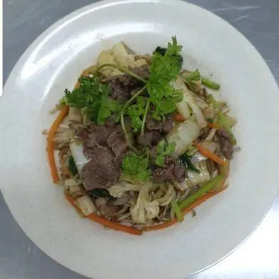 Hình ảnh Bún gạo xào bò khô