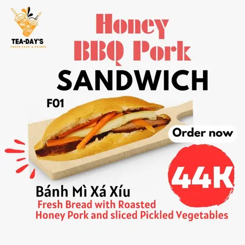 Hình ảnh Bánh Mì Xá Xíu