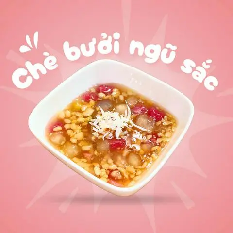 Hình ảnh Chè bưởi ngũ sắc
