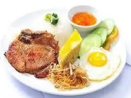Hình ảnh Cơm sườn bì trứng