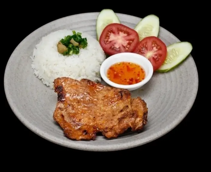 Hình ảnh Cơm sườn nướng
