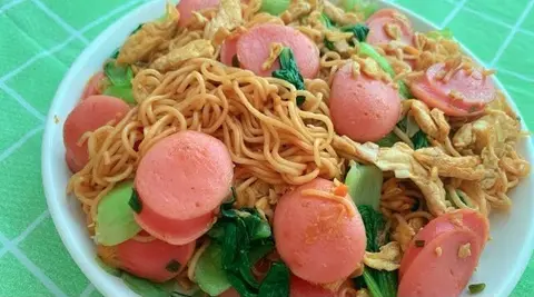 Hình ảnh Mỳ xào xúc xích