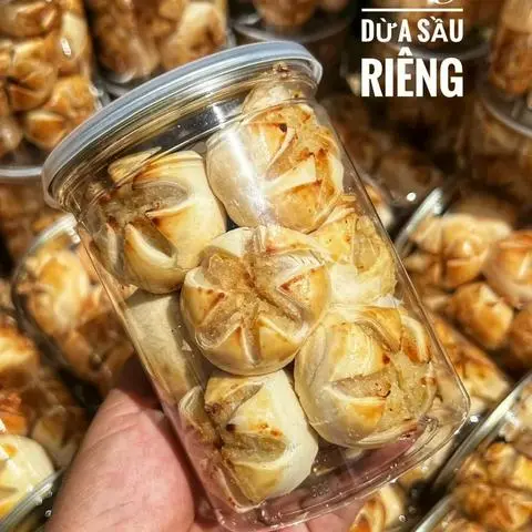 Hình ảnh Bánh bông dừa sầu riêng