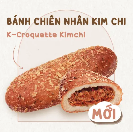 Hình ảnh Bánh Chiên Nhân Kim Chi