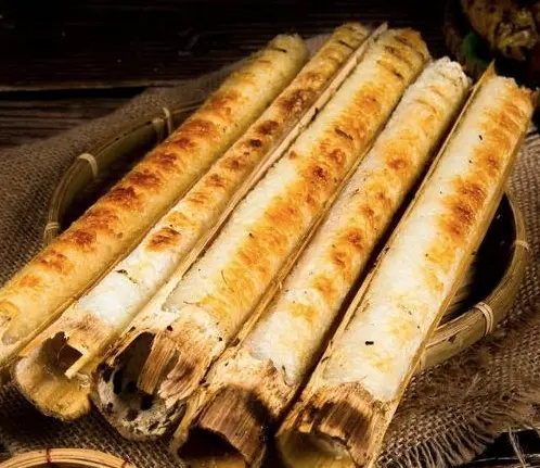 Hình ảnh Cơm lam nóng giòn