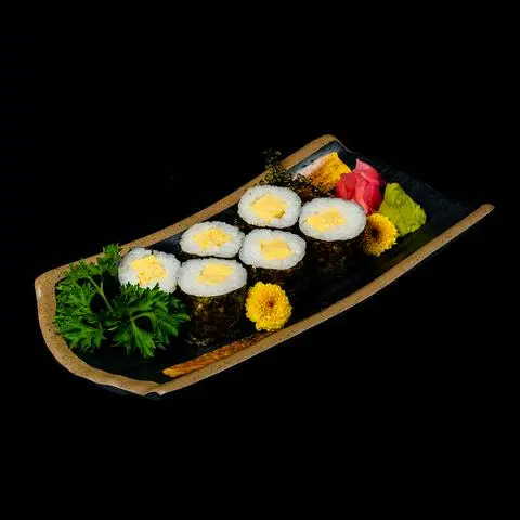 Hình ảnh Cơm cuộn trứng chiên ngọt - japanese rolled omelette hosomaki - ho10