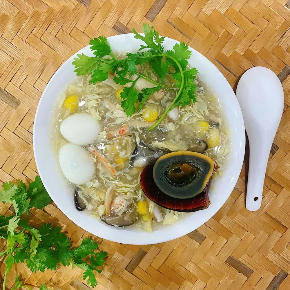 Hình ảnh Súp cua bắc thảo (nửa trứng)
