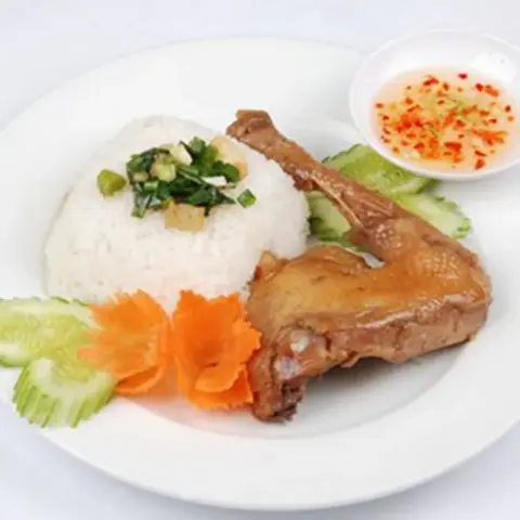 Hình ảnh Cơm Gà đùi rô-ti