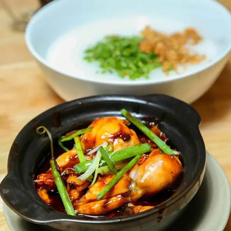 Hình ảnh Ếch sốt Singapore ( không cơm )