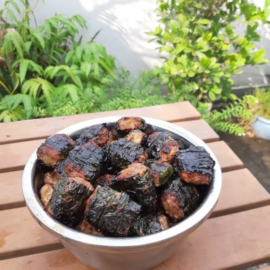 Hình ảnh Bún chả Hà Nội - Phần có chả xương sông