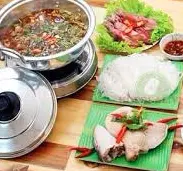 Hình ảnh Lẩu đặt biệt , lẩu Hải sản, lẩu gà lá é đà lạt