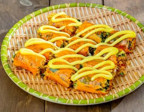 Hình ảnh Bánh tráng sốt trứng