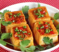 Hình ảnh Cơm đậu hủ dồn sốt cà chua