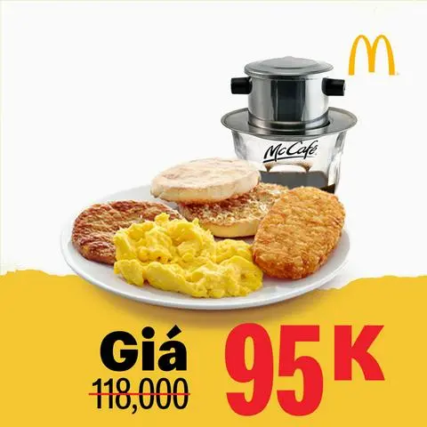 Hình ảnh Bữa Sáng Đặc Biệt Kèm Cà Phê