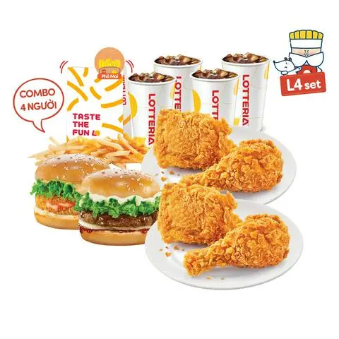 Hình ảnh L4 Set (dành cho 4 người)
