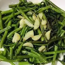 Hình ảnh Rau muống xào tỏi