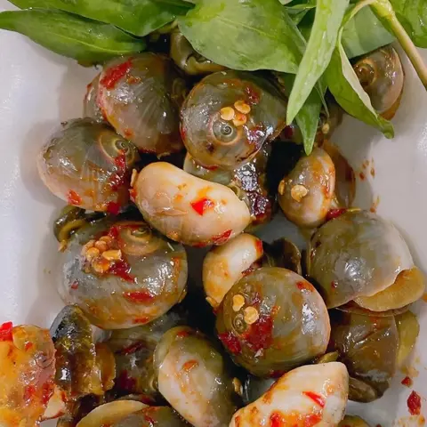 Hình ảnh Ốc mỡ hấp thái