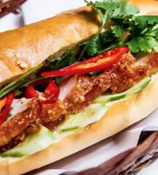 Hình ảnh Bánh mì heo quay