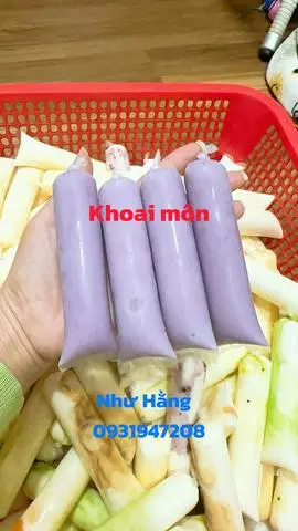 Hình ảnh Combo 10 bịch sữa chua vị khoai môn