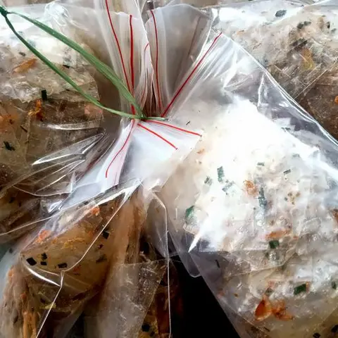Hình ảnh Bánh tráng muối hành
