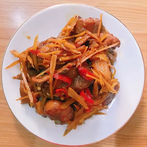 Hình ảnh Cơm vịt kho gừng